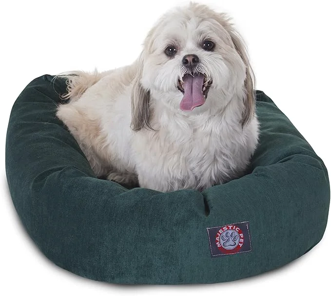Efficient Majestic Pet Villa 24 Inch Shredded Memory Foam Dog Bed for Small Sized Dog 24x19x7 Inch–Orthopedic Pet Bed - Washable Small Puppy Mat with Head Support-MarineAbout ThisOverview High-Grade