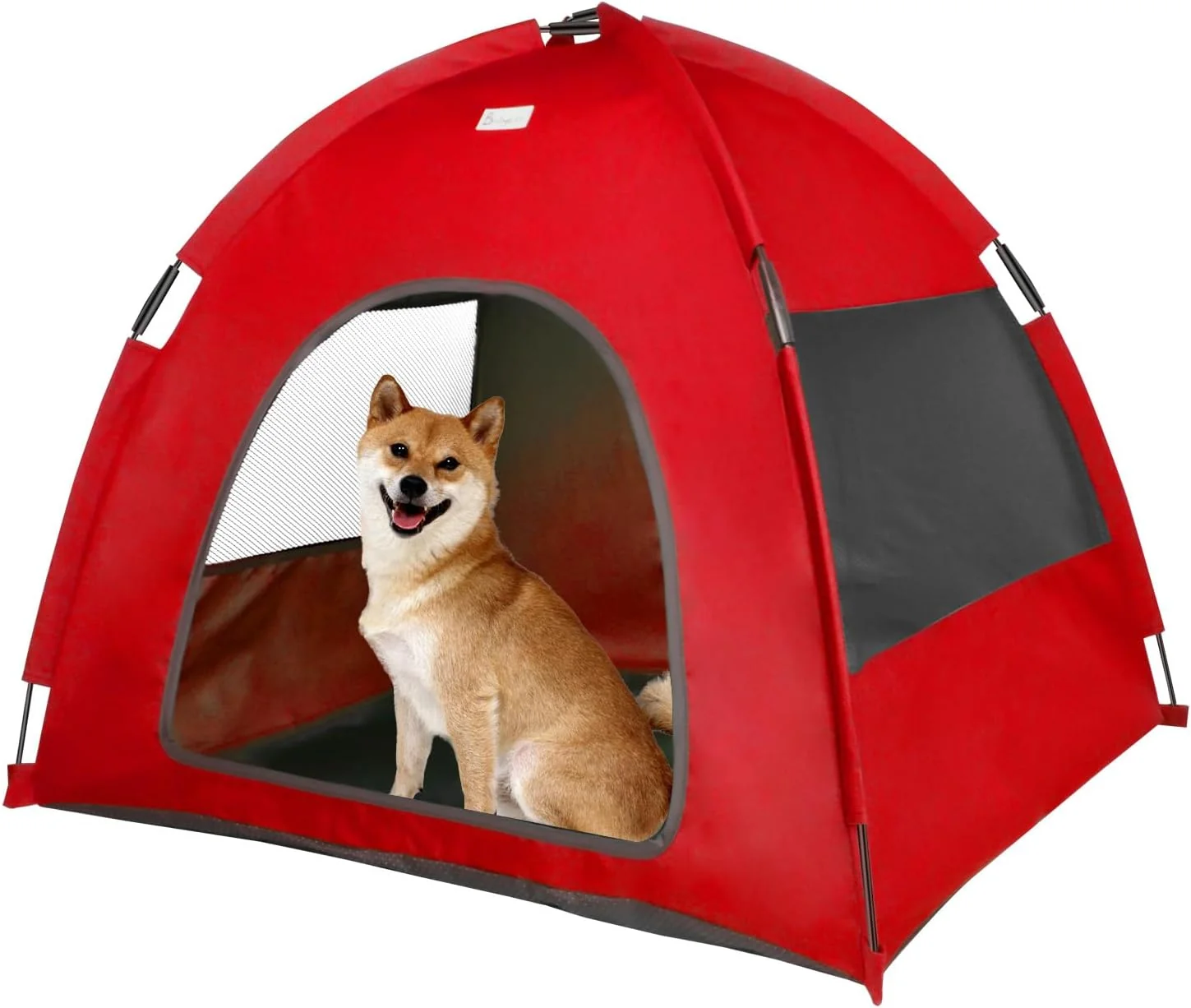Sustainable Red Large Cat Dog Waterproof Tent House - Washable Indoor Outdoor Bed Cave Nest for Small Pets Unique