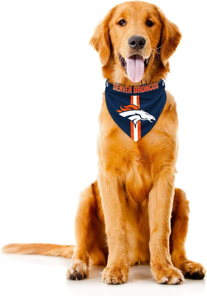 Artisan Littlearth NFL Denver Broncos Pet Bandana Safe