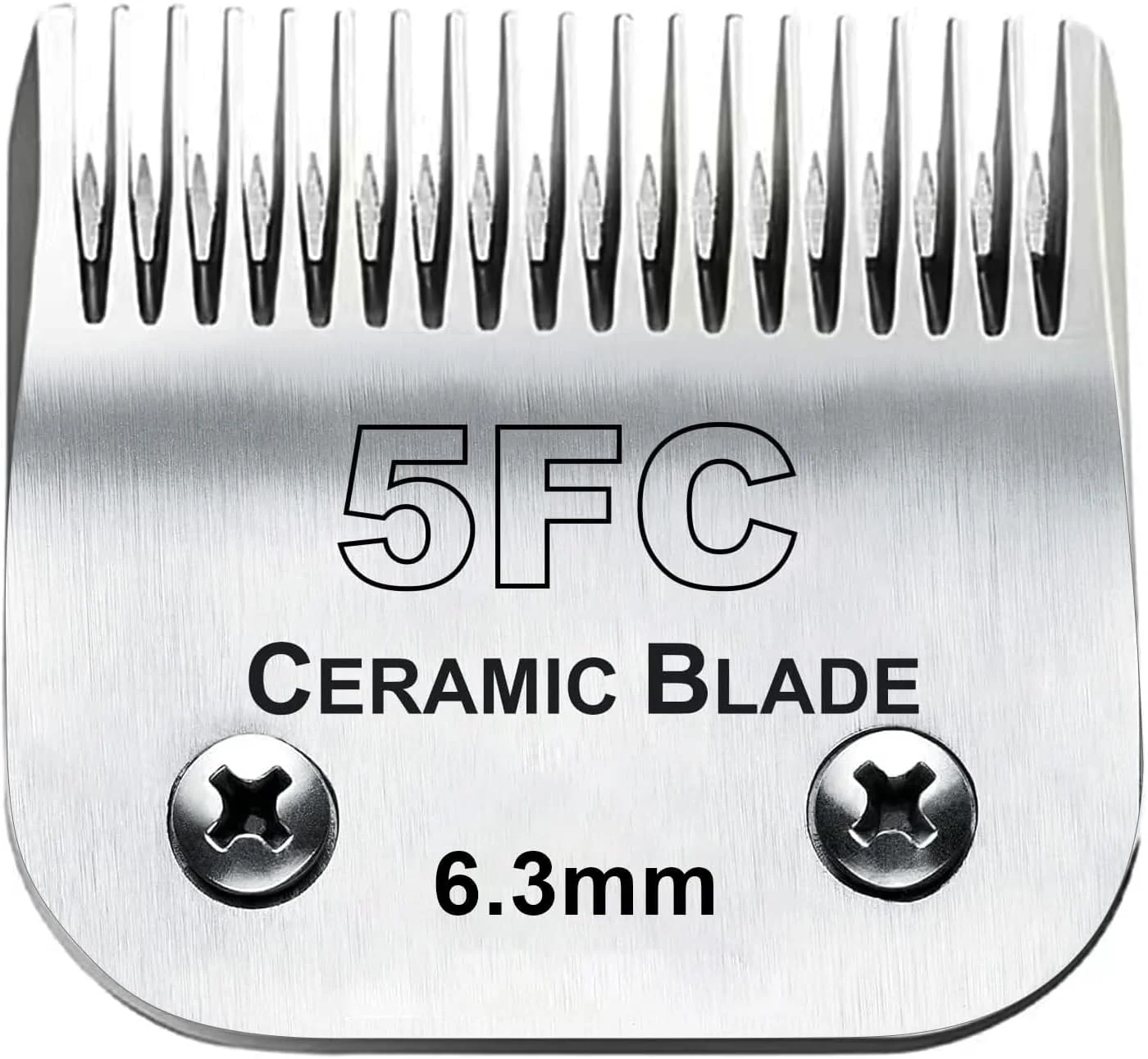 Functional 5FC Blade Dog Grooming Clipper Blades Compatible with Andis Dog Clippers Detachable Ceramic Blade Stainless Steel Blade Size-5 FC 1 4-Inch Cut Length 64122 High-Quality