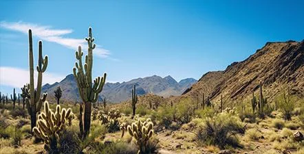 Trusted Reptile Habitat Background Retro Desert Oasis Cactus Terrarium Background 30X18 in Background with 8 EVA Double-Sided Tape Fine Crafted