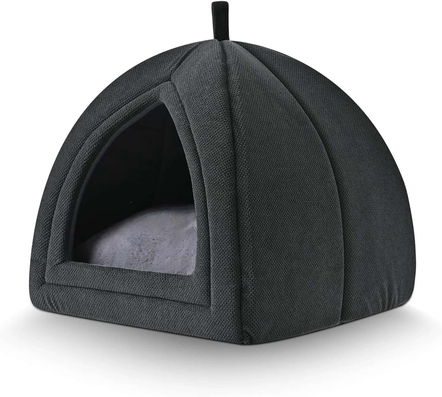 Specialty Amazon Basics Cat Cave Bed 2-in-1 Foldable House for Indoor Cats with Washable Cushion and Non-Slip Base 15 x 15 Inches Small Enhanced