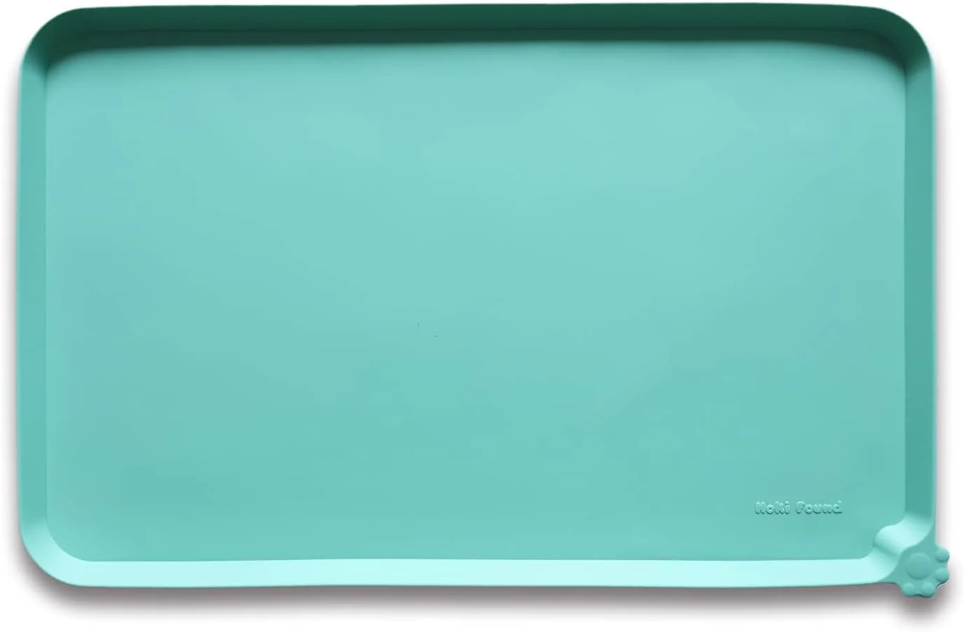 First-Class Hoki Found Silicone Pet Food Mats - Non Slip Cat Dog Bowl Placemats - Waterproof Pet Feeding Mats - Cool Mint Soft