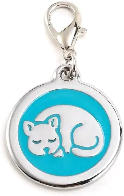 Detailed Personalized Pet ID Tags for Kittens and Cats Pure