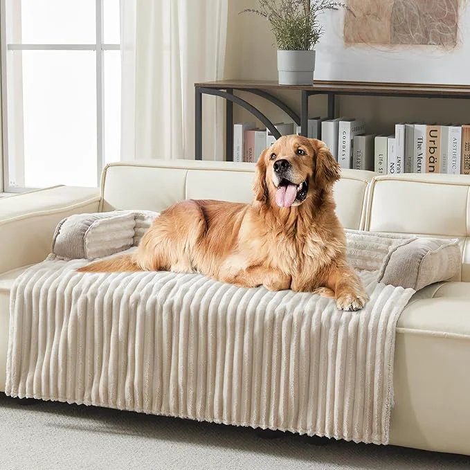 Versatile WINDRACING Luxury Dog Couch Bed Washable Calming Dog Couch Cover Couch Outstanding