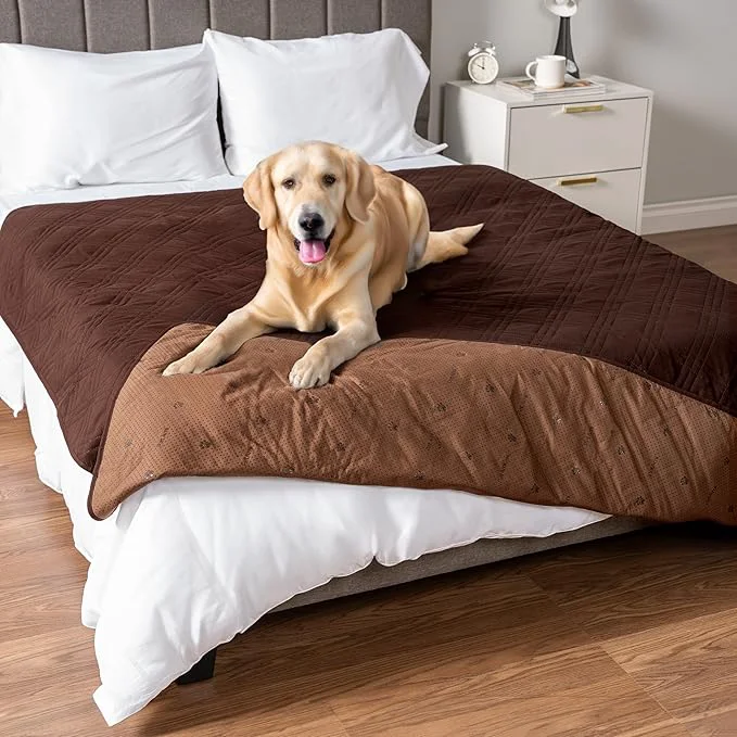 Reusable PetAmi Waterproof Bed Cover for Dogs Waterproof Pet Blanket Couch Cover Natural