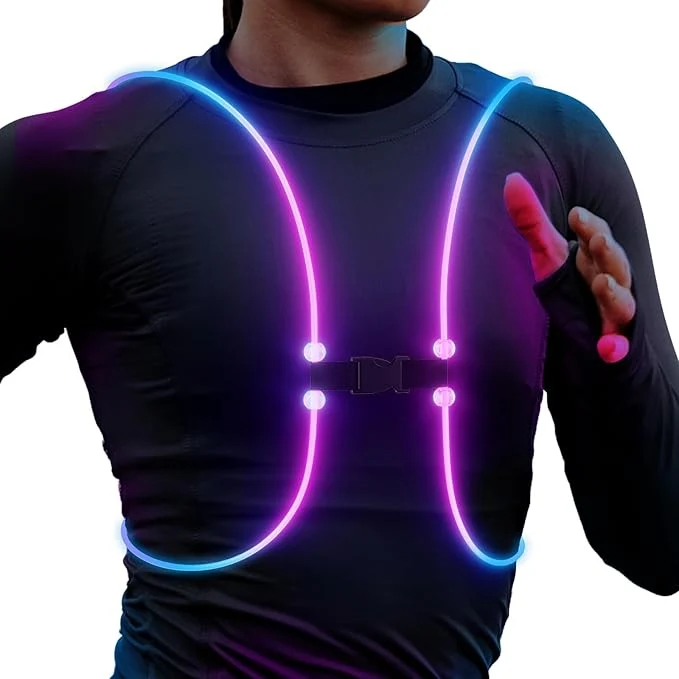 First-Class Running Lights For Runners Reflective Running Vest Reflective Running Gear Walking Vest For Women Night Running Gear Light Up Running Vest Gifts For Runners Safety Running Vest For Women MenAbout This Classic