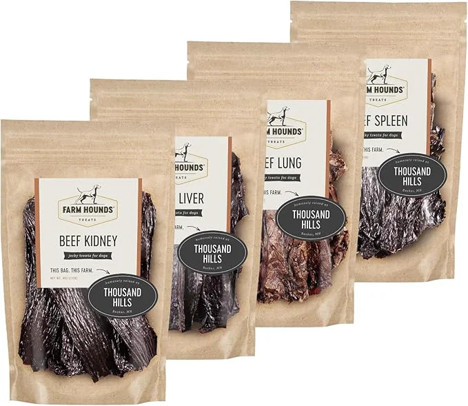 Classic Farm Hounds - Beef Organs Bundle - Premium Beef Organs for Dogs - Made Casual