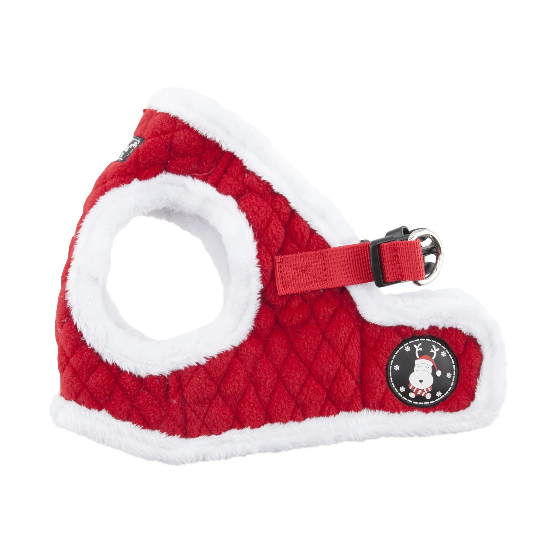 Smooth Puppia Blitzen Vest Harness – Warm Winter Step-in for Dogs XL Red Sophisticated