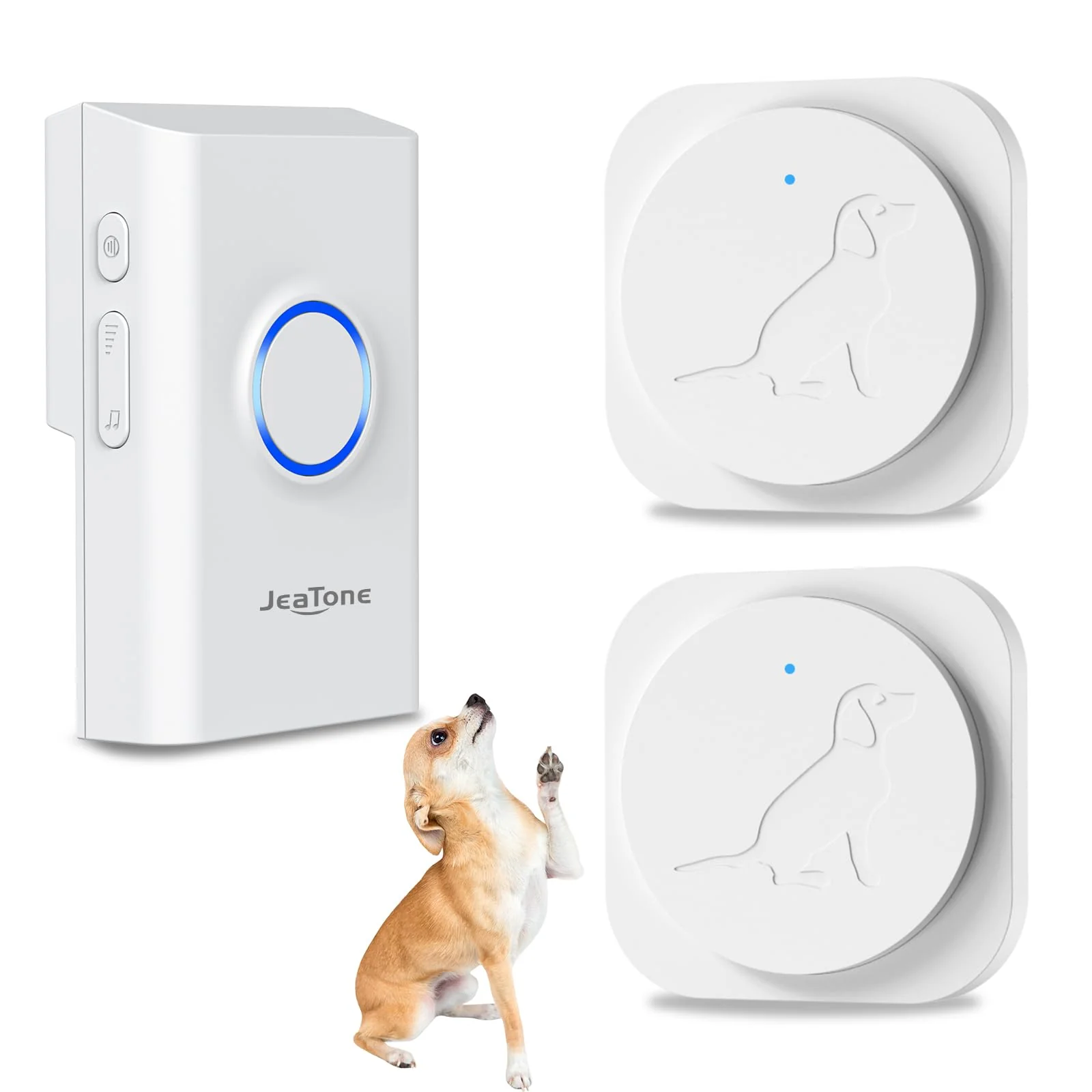Superior JeaTone Dog Door Bell - Wireless Potty Training Button for Dogs 2 Pack Specialty