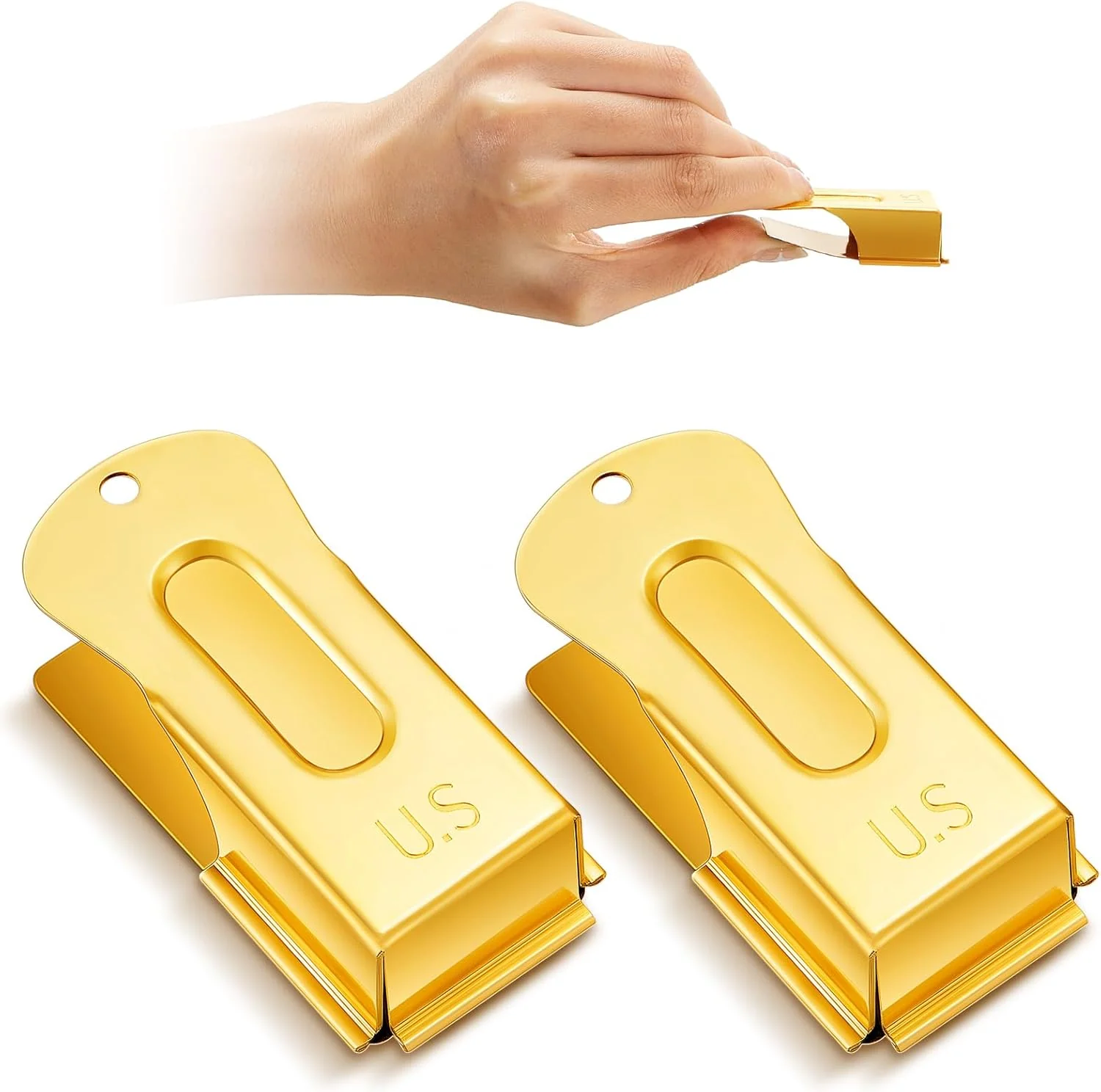 Fine 2 Pieces Brass Pet Training Clicker Signaling Cricket Clicker Metal Dog Clicker for Puppy Cats Trainer Pet Owners Gold Superior