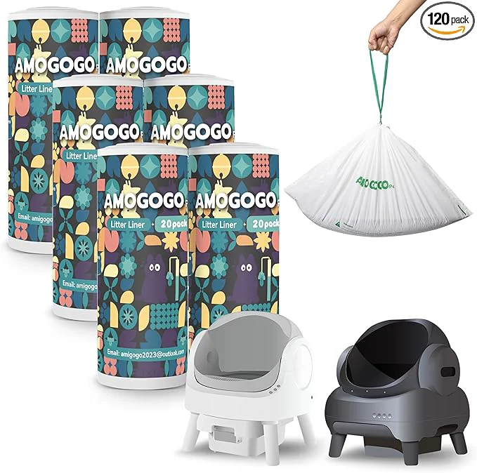 Classic 120 Pack Litter Bags Compatible Fine