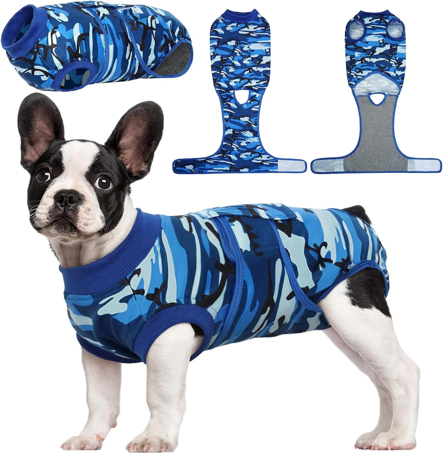 Fashionable Kuoser Recovery Suit for Dogs Cats After Surgery Professional Pet Recovery Shirt Dog Abdominal Wounds Bandages Substitute E-Collar Cone Prevent Licking Dog Onesies Pet Surgery Recovery Suit Top-Quality