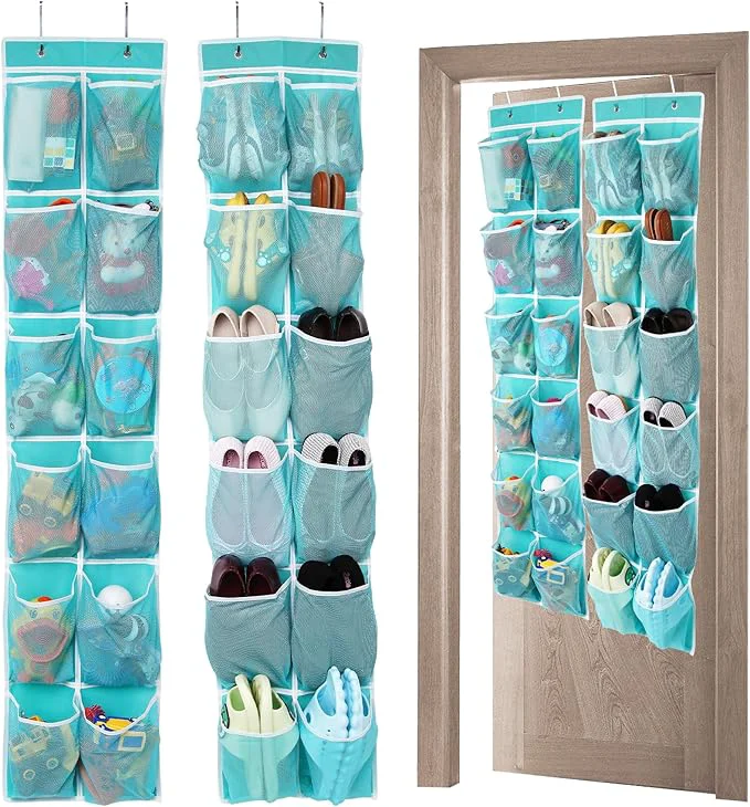 Selected 2PK Over the Door 12 Large Pockets Hanging Shoe Organizer TurquoiseAbout ThisOverview Exclusive