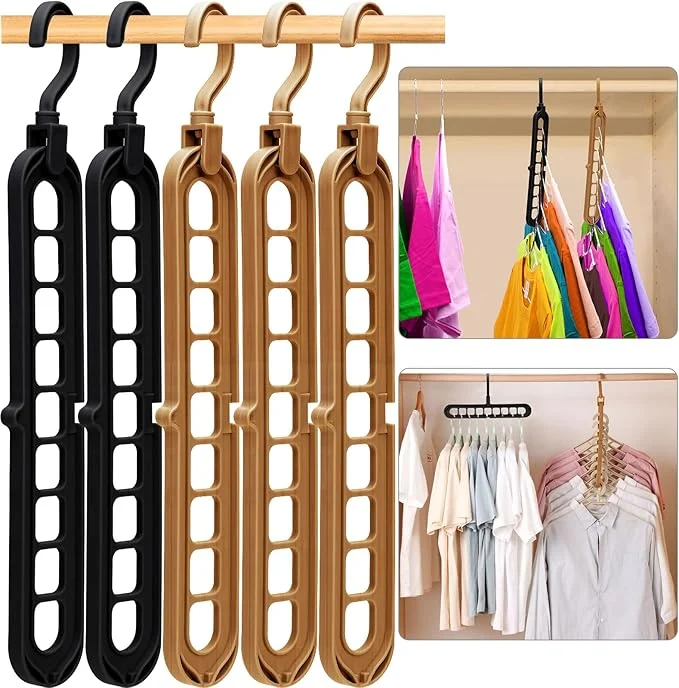 High-Performance Closet Organizers and Storage College Dorm Room Essentials Multifunctional Organizer Space Saving Hangers with 9 Holes Storage Organization for WardrobeAbout ThisOverview Healthy