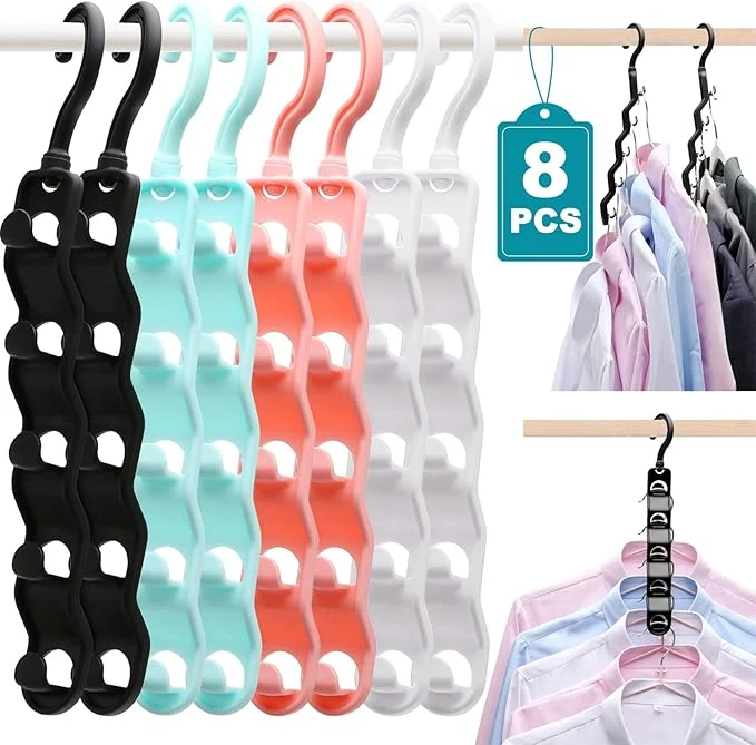 Fine Crafted Closet Organizers and Storage Upgraded Organization and Storage Clothes Hanger 8 Pack College Dorm Room Essentials Sturdy Closet Organizer Home Essentials Space Saving Hangers for Thick ClotheAbout ThisOverview Dependable