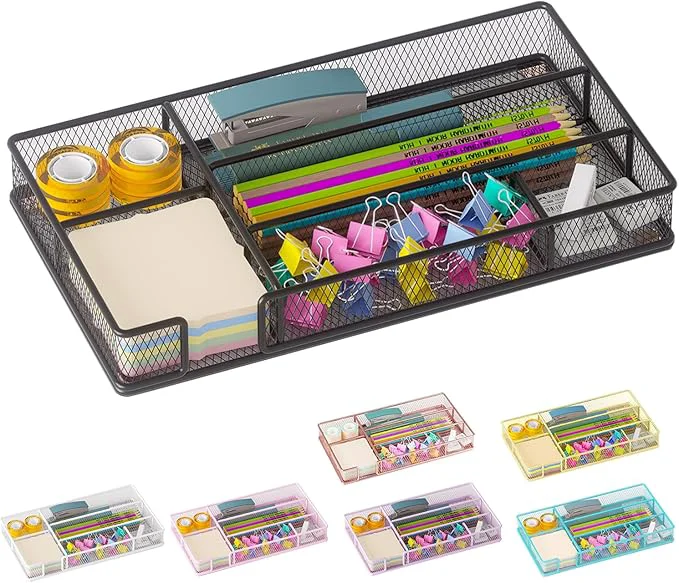 Breathable Desk Drawer Organizer Tray Office Drawer Organizer Workspace Organizers Suitable for Tools Pencils Office Supplies Storage Black About ThisOverview Practical