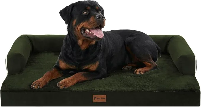 Artisan Orthopedic Dog Beds for Extra Large Dogs Waterproof Egg Crate Foam XL Dog Bed Certified