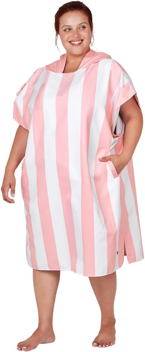 Flexible Dock Bay Adult Poncho - Hooded Towel with Deep Pockets Changing Robe - Quick Dry - Compact Lightweight - Includes BagAbout ThisOverview Excellent