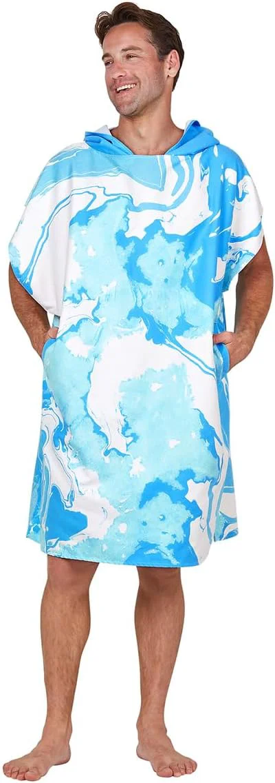 Proven Dock Bay Adult Poncho - Hooded Towel with Deep Pockets Changing Robe - Quick Dry - Compact Lightweight - Includes BagAbout ThisOverview Reliable