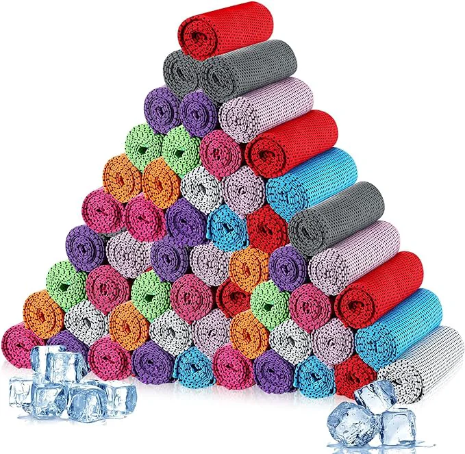 Professional Maitys 200 Pcs Cooling Towel 32 x 12 Inch Microfiber Ice Towel for Neck and Face Chilly Sweat Rag for Hot Weather Athletes Gym Yoga WorkoutAbout ThisOverview Safe
