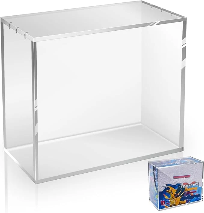 Reliable Elite Trainer Box Acrylic Case– Extra Thick ETB Protector Case for Elite Trainer Boxes Compatible with PKMN Magnetic Lid UV Resistant Stackable Display StorageAbout ThisOverview Specialty