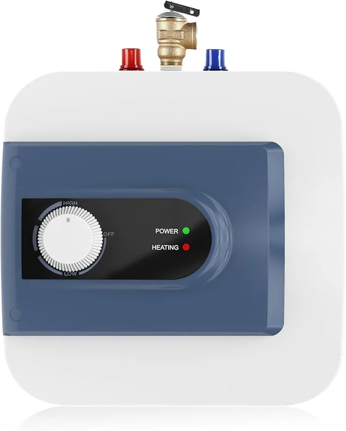 Functional Electric Mini Tank Water Heater 1.6Gallon Under Sink On Demand Hot Water Heater Wall or Floor Mounted 1500W Point of Use Instant Hot Water for RV Kitchen Bathroom RestaurantAbout ThisOverview Eco-Friendly