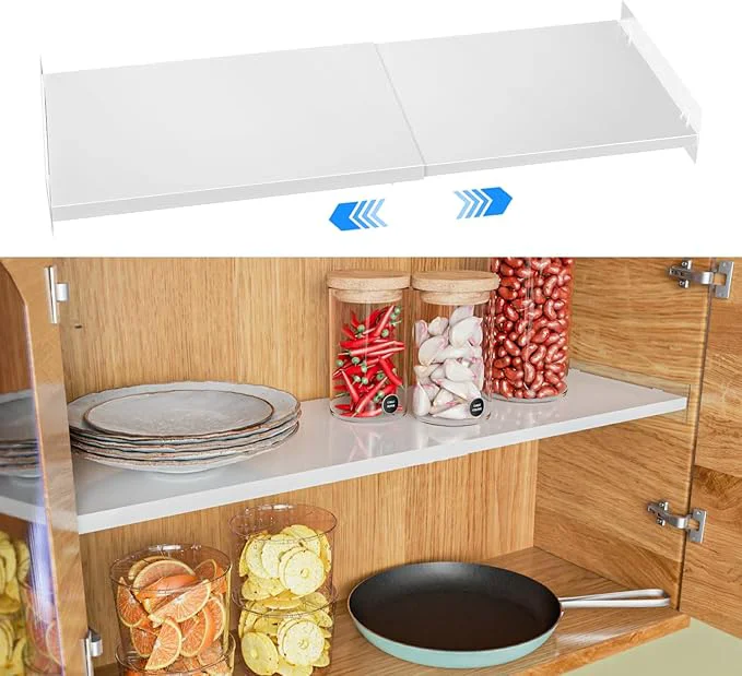 High-Performance Large Adjustable Closet Storage Shelf 15.8'' Width Expandable Wardrobe Shelf Storage Rack DIY Divider RV Separator for Cabinet PantryAbout ThisOverview Comfortable