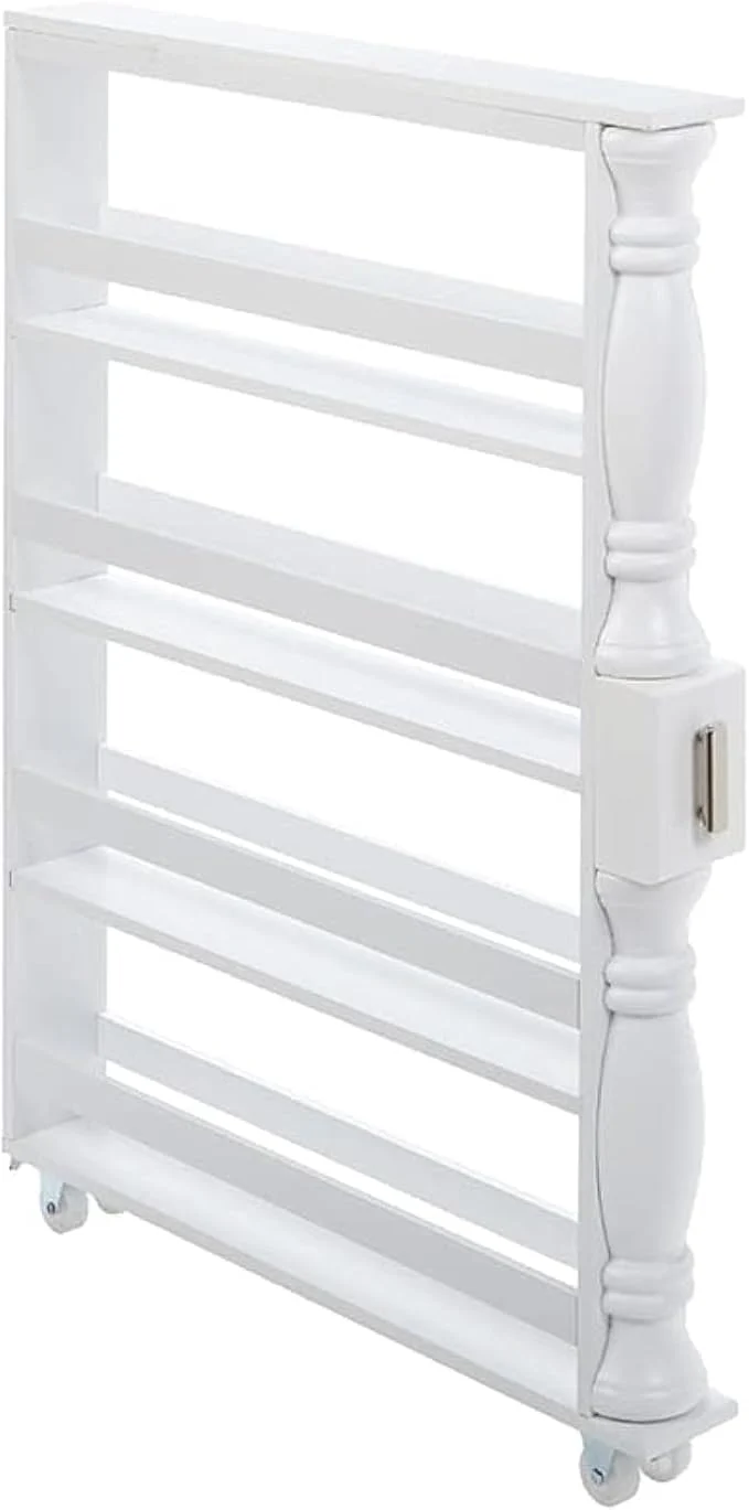 Clean Slim Rolling Can and Spice Racks - WhiteAbout ThisOverview Exclusive