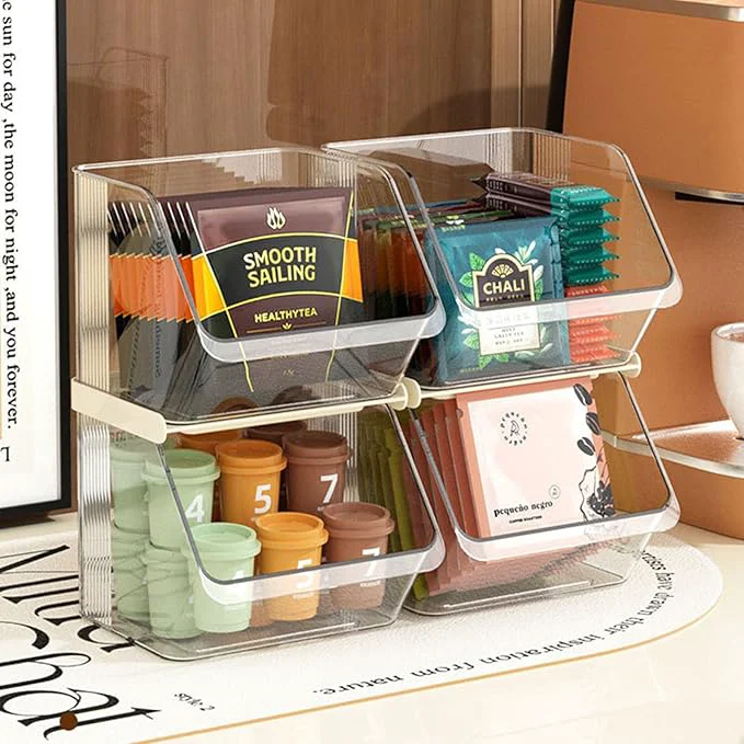 Relaxed K Cup Holder Tea Bag Organizer Coffee Pod Holders for Keurig Nespresso Vertuo Pods Kcup Sugar Packet Creamer Holder Tea Rack Coffee Bar Accessories Stacking B About ThisOverview Premium Material