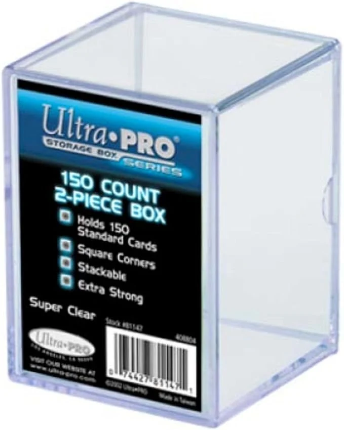 Smooth Ultra PRO 81147 2-Piece 150 Count Clear Card Storage BoxAbout ThisOverview Proven