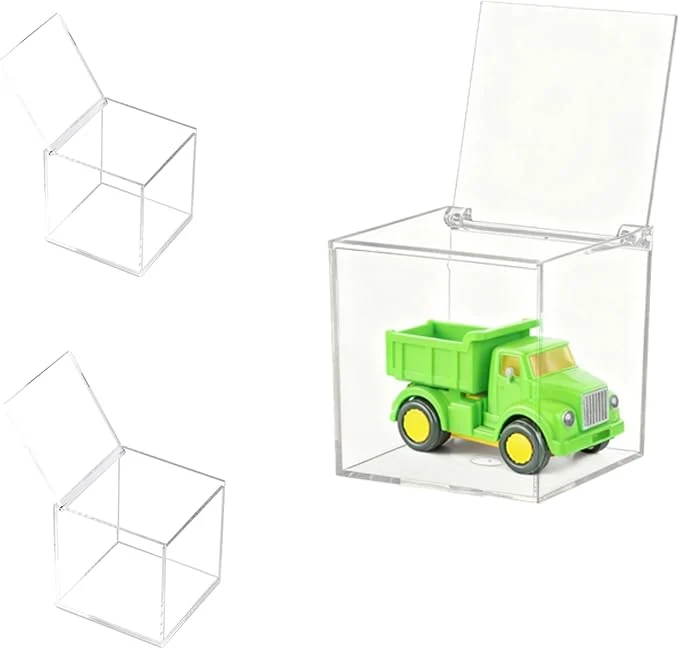 Sustainable KissYou Acrylic Box with Lid Clear Square Cube Face Towel Storage Box Desk Organizers Aesthetic Hair Accessories Gift BoxAbout ThisOverview Premium