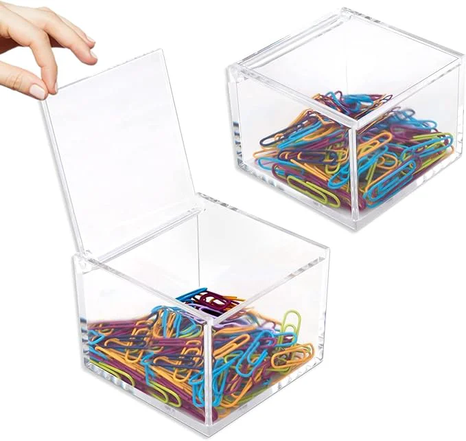 Refined KissYou Acrylic Box Clear Boxes with Lid Transparent Display Square Cube 2Pieces Storage Organizer Containers for Wedding Cake CandyAbout ThisOverview Excellent