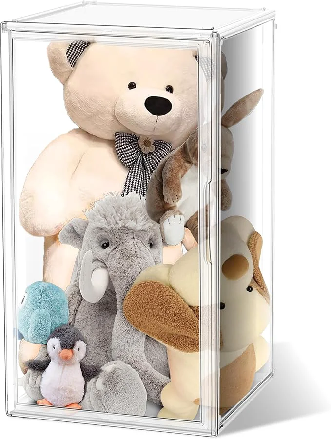 Easy-to-Use 23.6'' Tall Acrylic Display Case for Collectible XXXXX-Large Purse Handbag Organizer 13.8''x12.2''x23.6'' Clear Boot Totes Storage Box Transparent Huge Figure Collectibles Showcase with Magnetic LidAbout ThisOverview Versatile