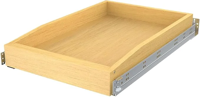 Smart Wooden Pull out Cabinet Organizer 12 W x 21 D x 4.3 H Heavy Duty Slide Out Drawers Pull-Out Home Organizers for Kitchen CabinetsAbout ThisOverview Elite