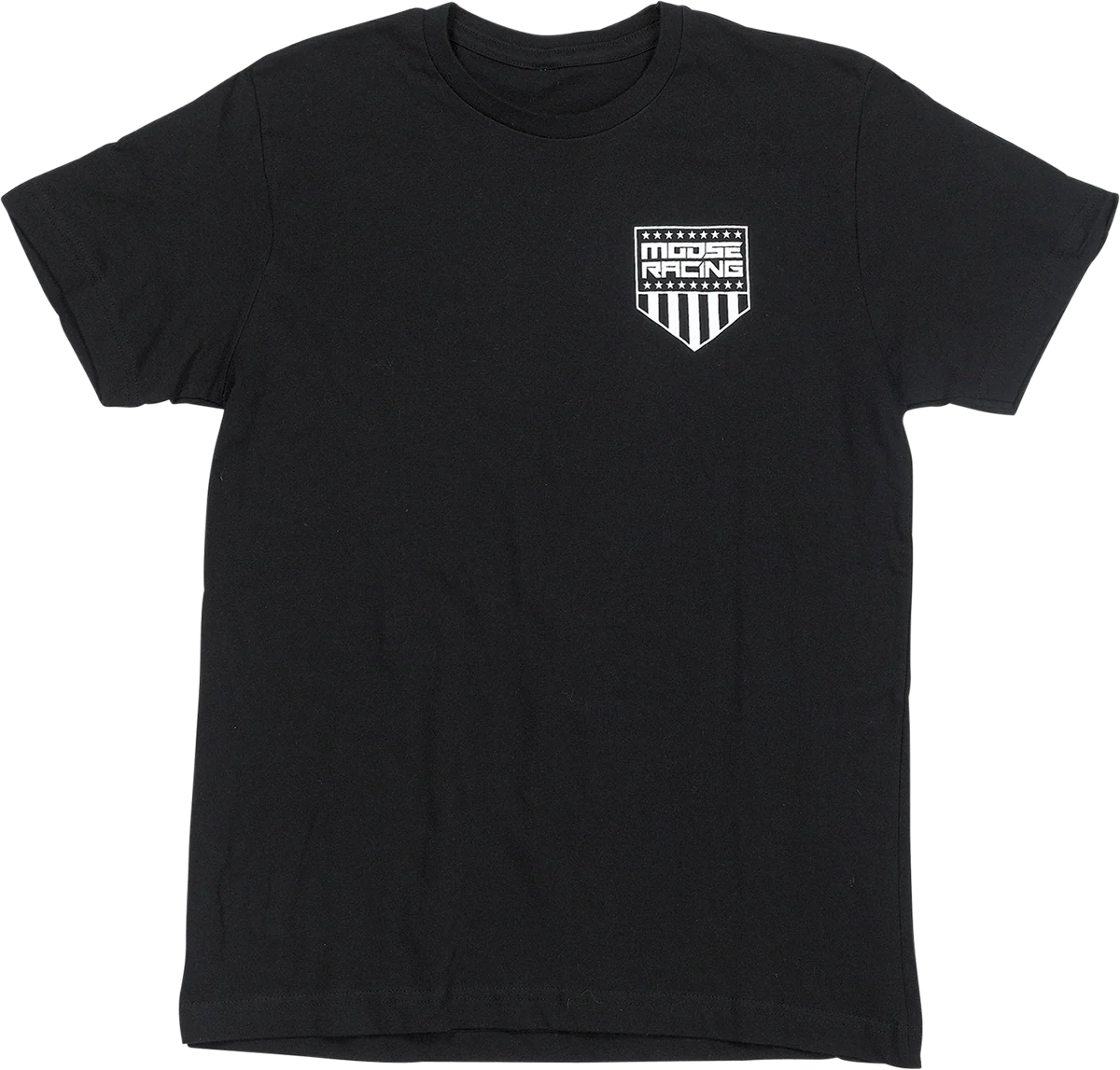 Original MOOSE RACING Youth Salute T-Shirt - Black - Large 3032-3692 Authentic