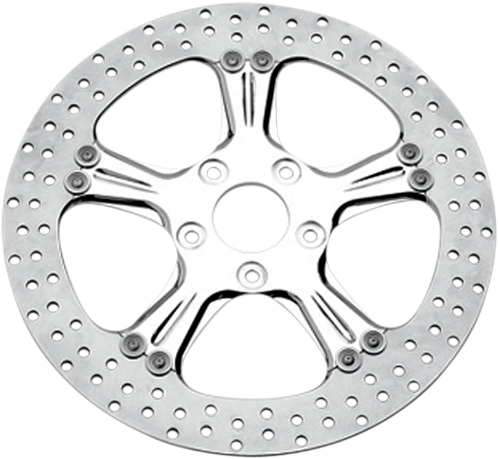 Effective PERFORMANCE MACHINE PM Brake Rotor - 11.5 - Wrath - Chrome 01331522WRASCH Organic