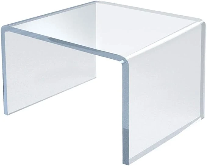 Genuine Azar Displays 515330 2 Square Acrylic Riser clear 4 Pack About ThisOverview Sustainable