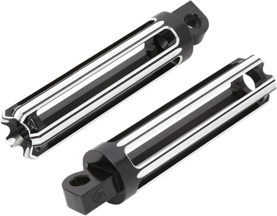 Enhanced ARLEN NESS Footpegs - 10 Gauge - Black 06-114 High-Quality