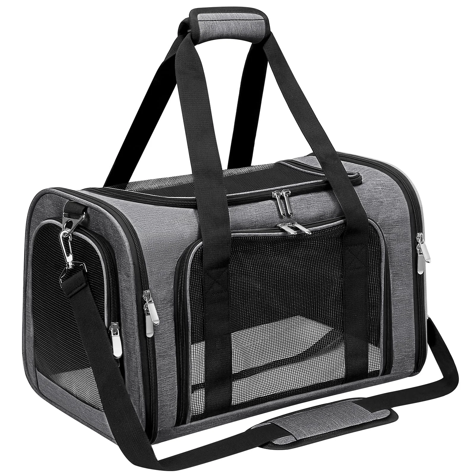 Certified LEHNI Soft-Sided Pet Carrier – Collapsible TSA- Travel Carrier for Pets Up to 16 lbs Outstanding