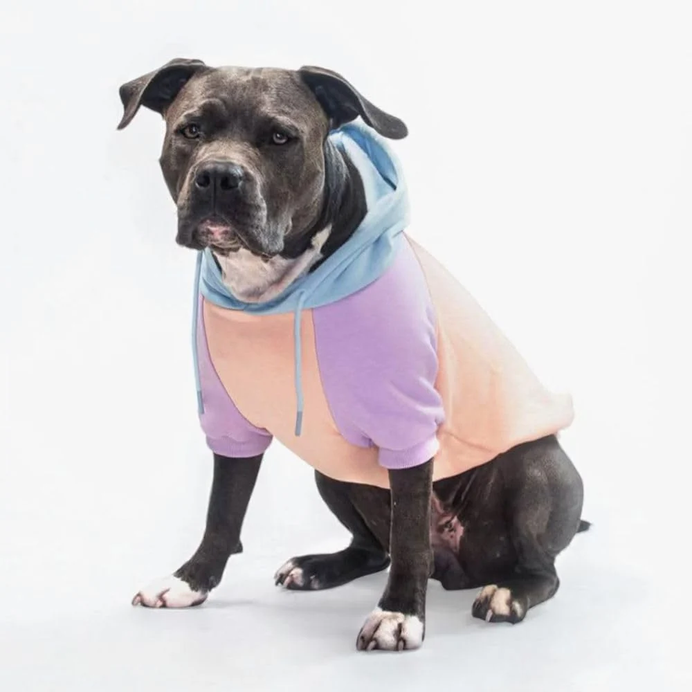 Durable Spark Paws Dog Hoodie Premium Flexible Comfort for Small to 3XL Dogs Cotton Candy Quality