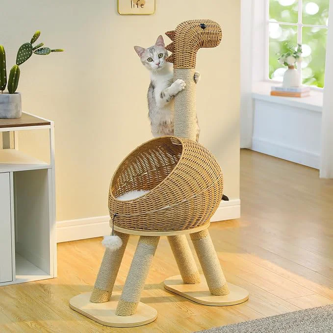 Artisan PAWZ Road Modern Cat Tree 46 Cat Dinosaur Tower Reusable