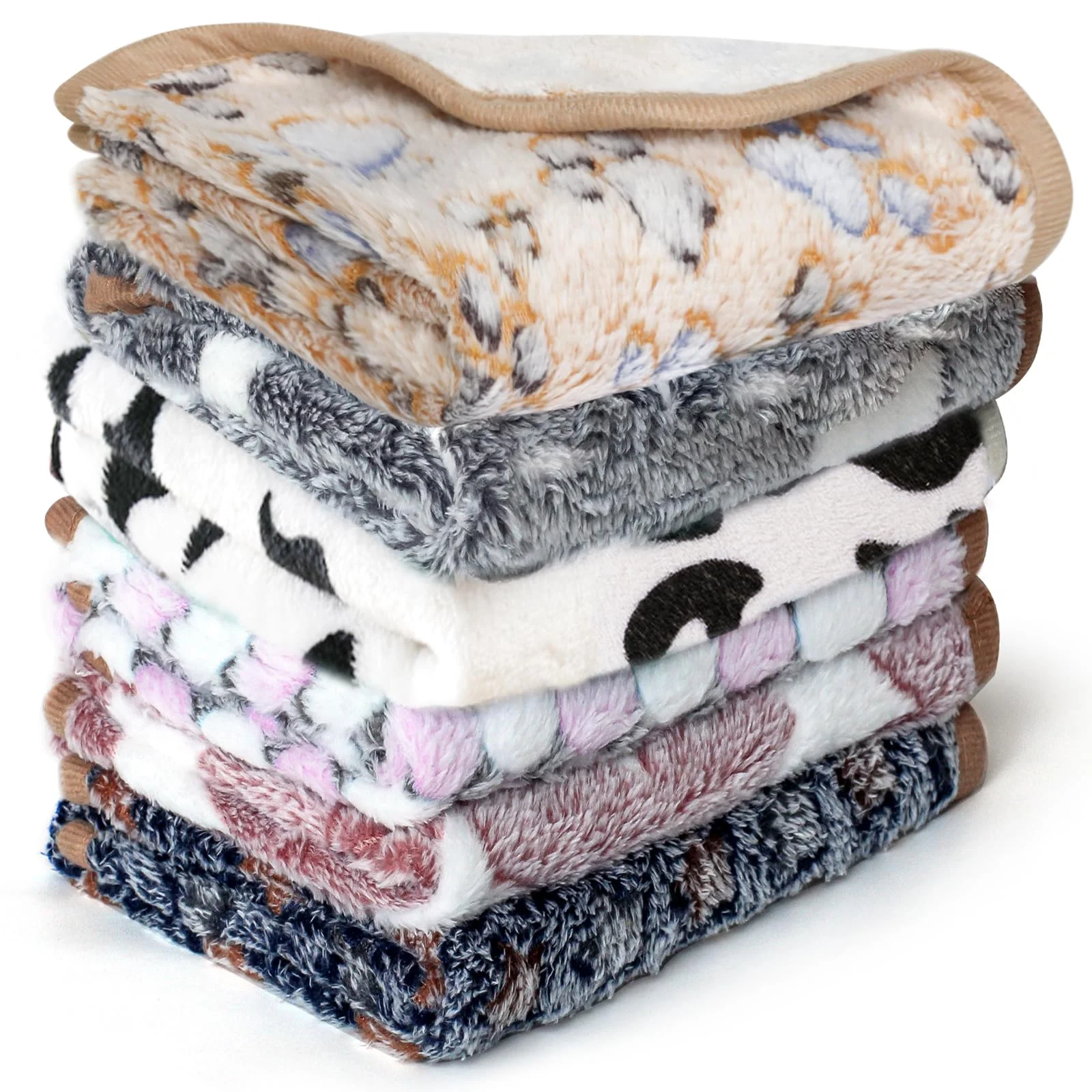 Superior YedsIntu 6 Pcs Washable Guinea Pig Blankets — Absorbent Fleece Bedding Waterproof Cage Liners Reusable Pet Pad 20x30 Functional