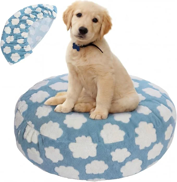 World-Class Youyole Medium Washable Round Dog Bed Cover Waterproof 30 x 30 x 10 Traditional