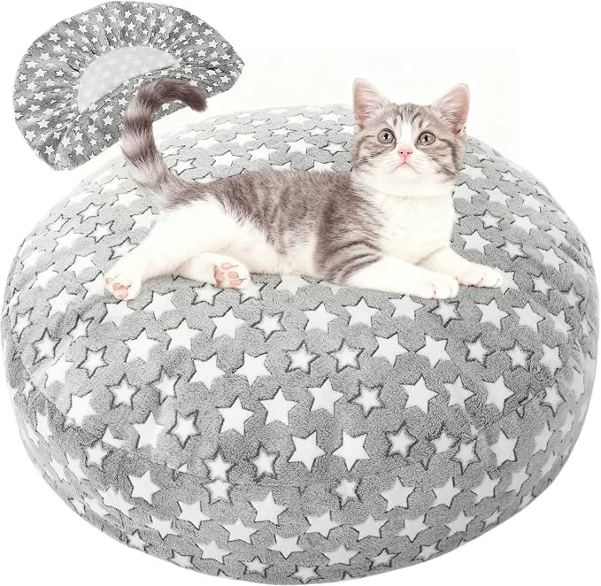 Refined Youyole Small Washable Round Dog Cat Bed Cover Waterproof 20 x 20 Healthy