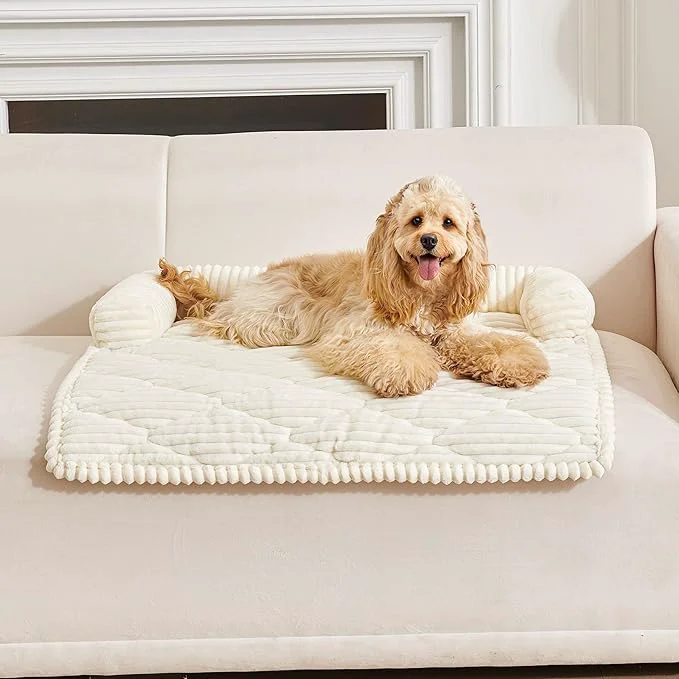 Effective HAOMAIJIA Dog Couch Bed for Large Dogs Non Slip Pet Couch Covers for Sofa Unique