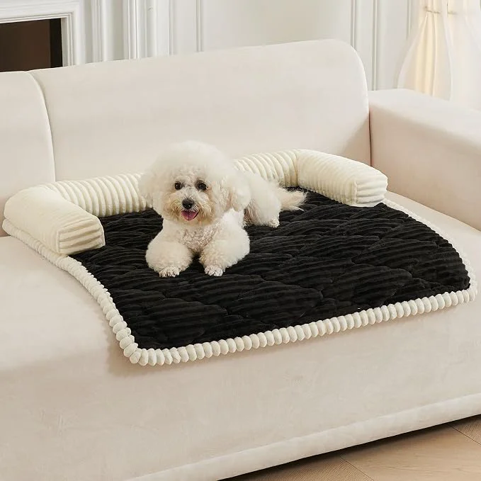 Fine HAOMAIJIA Dog Couch Bed for Small Dogs Non Slip Pet Couch Covers for Sofa Minimalist