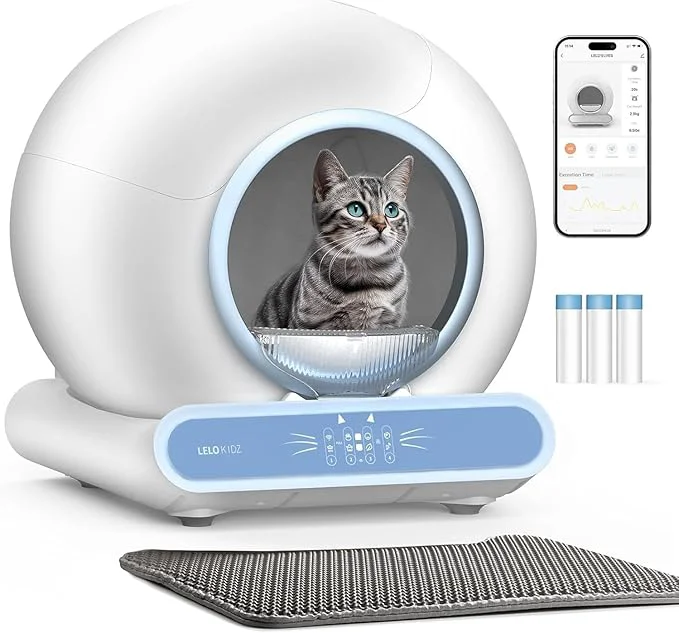 Detailed Self Cleaning Litter Box Integrated Safety Automatic Cat Litter Box Self Luxury