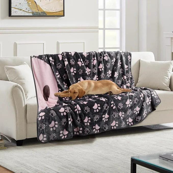 Dependable Upgraded Dog Blankets for Large Dogs Cat Flannel Blankets Washable Efficient