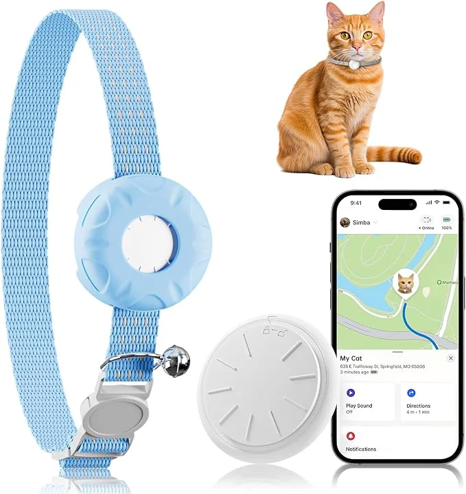 Carefully Designed Cat Tracker Pet Tracker for Cats Cat GPS Tracker Collar Environmentally Friendly